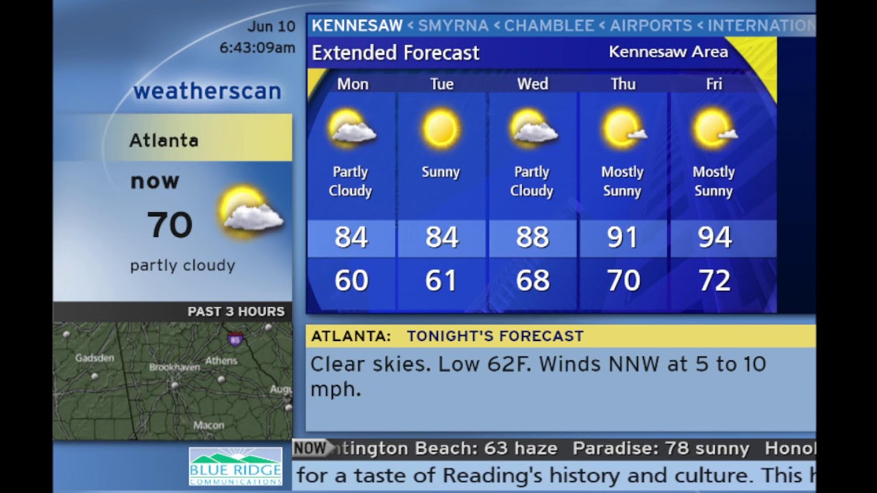Atlanta, GR WeatherScan / The Weather Channel 24 HOUR LIVE