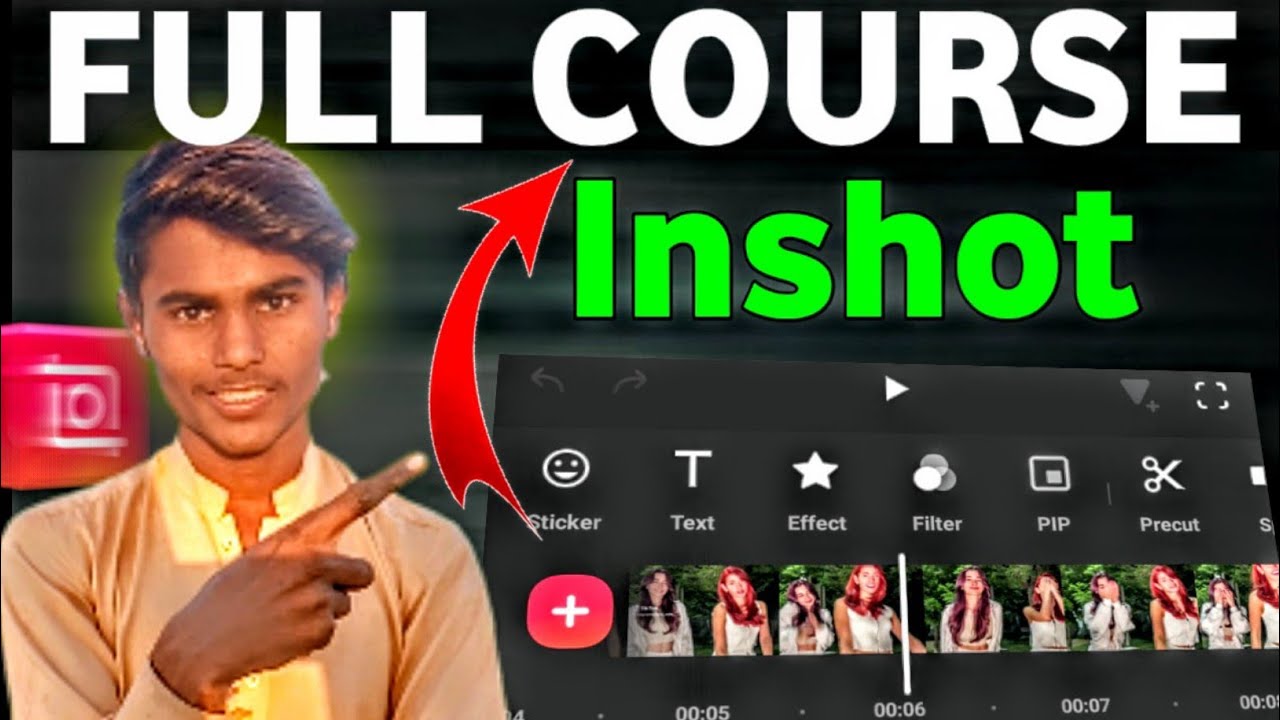 "InShot Full Course 2025 | Beginner to Pro Video Editing Tutorial in Hindi/Urdu"