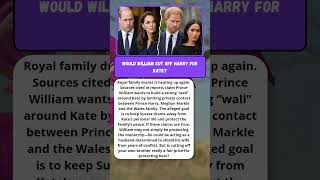 William Cuts Off Harry For Kate
