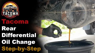How to change the Rear Differential Gear Oil on a Gen 1 Toyota Tacoma