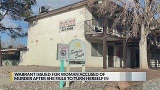 Warrant issued for woman accused of killing fiancé