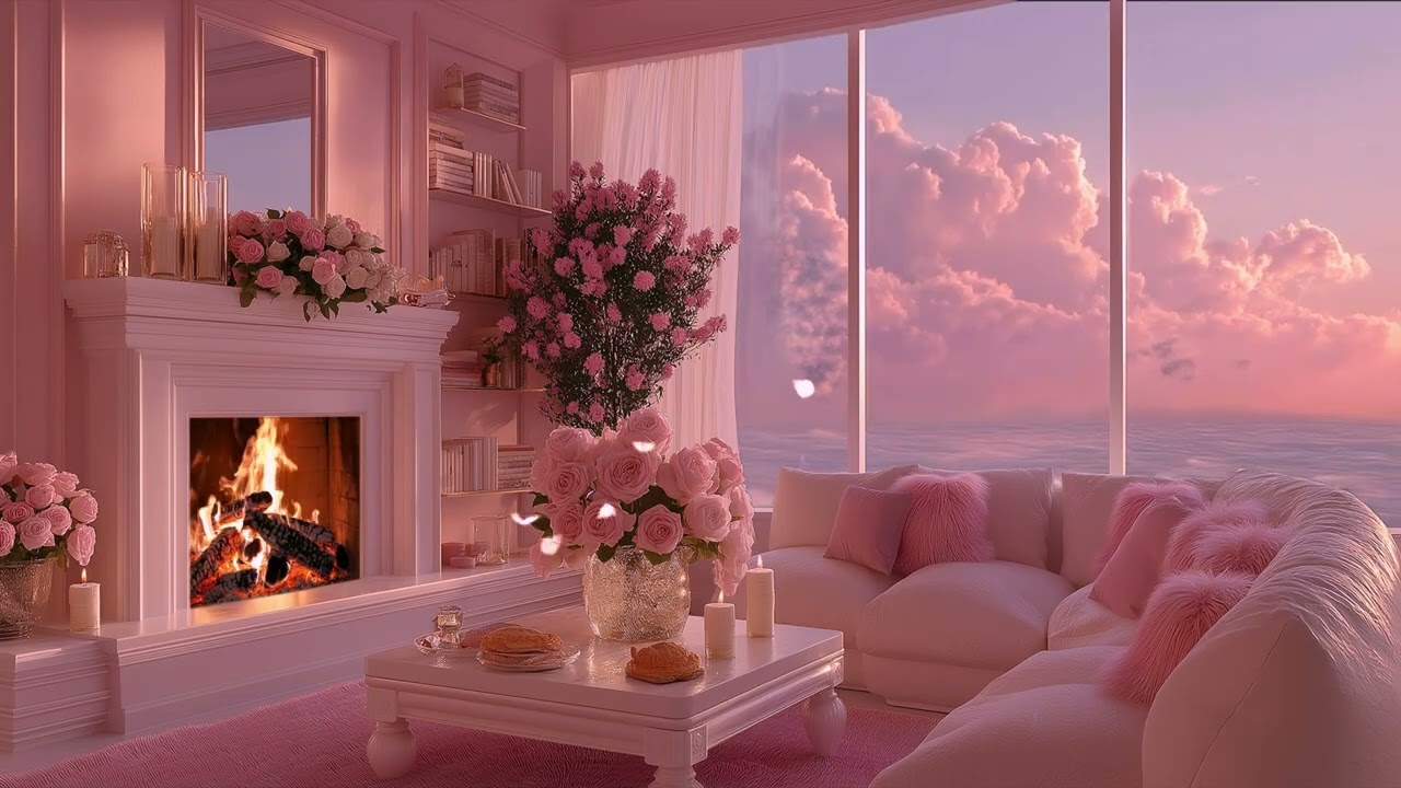 Peaceful Fireplace Ambience | Soft Piano Music & Fireplace for Inner Peace