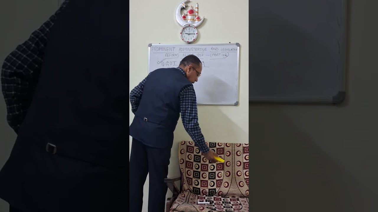 Prominent Administrative and Legislative Reforms after 1857 part 3