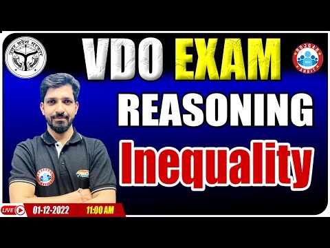 Inequality Reasoning Tricks | UPSSSC VDO Reasoning Questions | Reasoning For UP VDO Exam