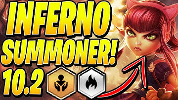 10.2 INFERNO SUMMONER is STRONG! - Teamfight Tactics TFT Ranked Strategy Best Comps Guide SET 2 Meta