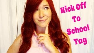 Kick off to School Tag ♥
