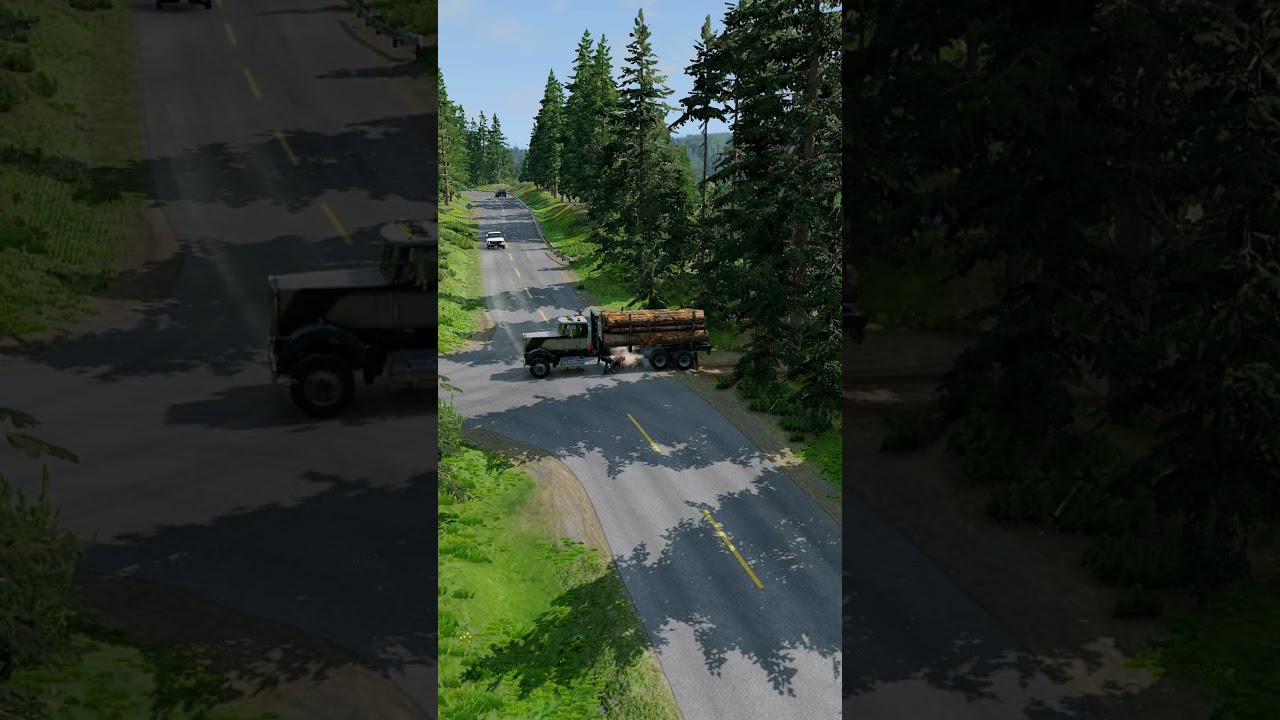 Realistic Highway Car Crashes 