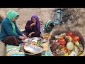 Traditional  Dum Pukht  Afghani Village style  | Daily Routine Village life Afghanistan