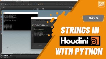 Day 5 - String in Houdini with Python | Houdini 10 Day Introduction to Python
