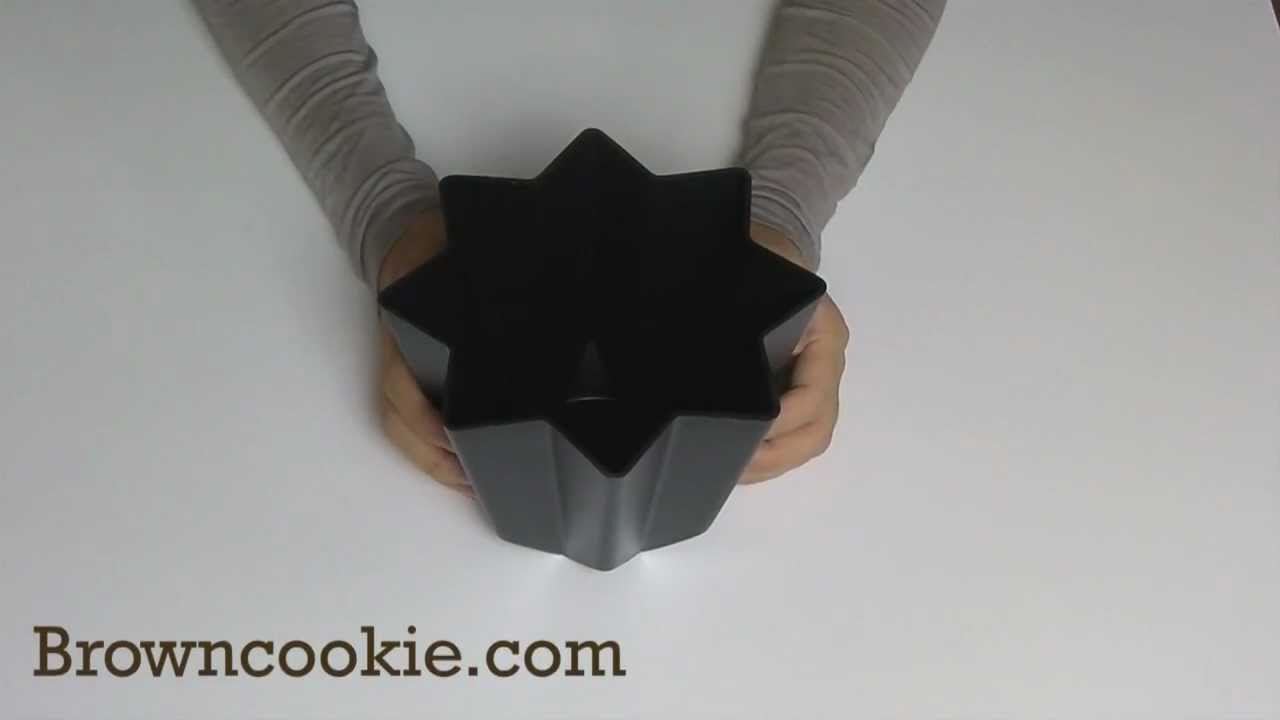 Large Pandoro Panettone Mold, Star Bundt Cake Pan - YouTube