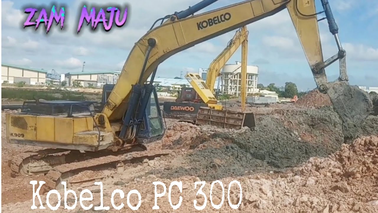 How excavator work/cara kerja excavator. YouTube