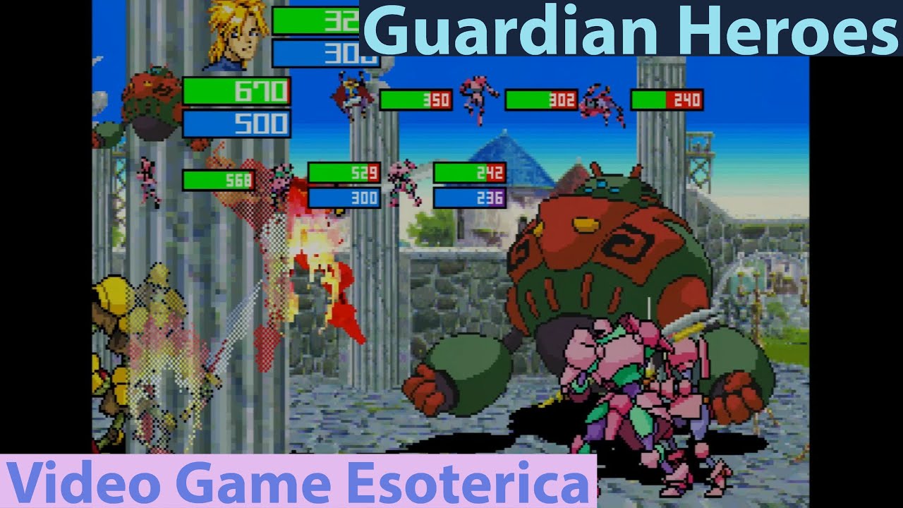 Guardian Heroes Sur Sega Saturn – PAL EU, Complet, Boîtier Légèrement Jauni, Bon état