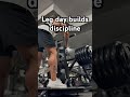Leg day builds discipline #gymtok #weightlifting