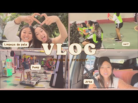 Guerra de NERF, Limpeza de pele Coreana Vlog - Diário de uma Artista