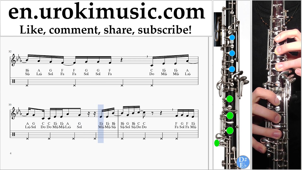 Oboe lessons Martin Garrix feat Khalid - Ocean Sheet Music Tutorial um-i352