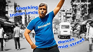 Shocking Indian Uncle Dances Mid-Street