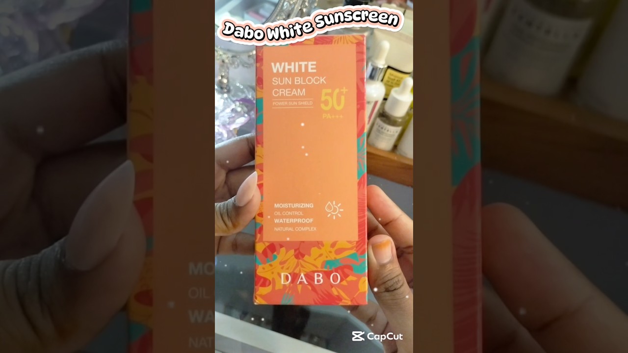 Dabo white Sunblock cream.