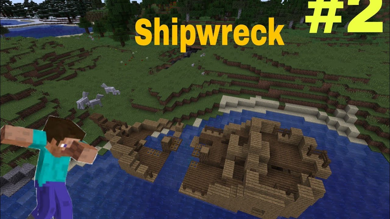 I find a shipwreck | Minecraft gameplay series 2 - YouTube