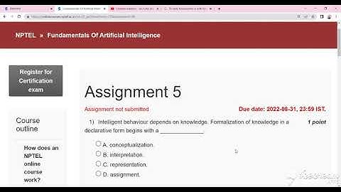 💥WEEK 5💥FUNDAMENTALS OF ARTIFICIAL INTELLIGENCE ASSIGNMENT SOLUTION💥💥
