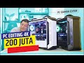 @275 sultan DONI SALMANAN beli pc 200jt buat EDITING | komputer video editing for 4K rendering