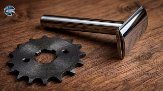 Amazing Safety Razor Making from an Old Motorcycle Sprocket 🔥 | Handmade Razor