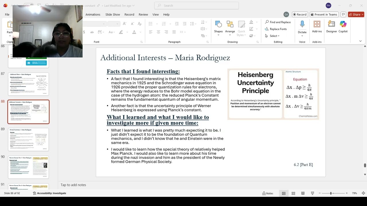 Planck's Constant - Group Project