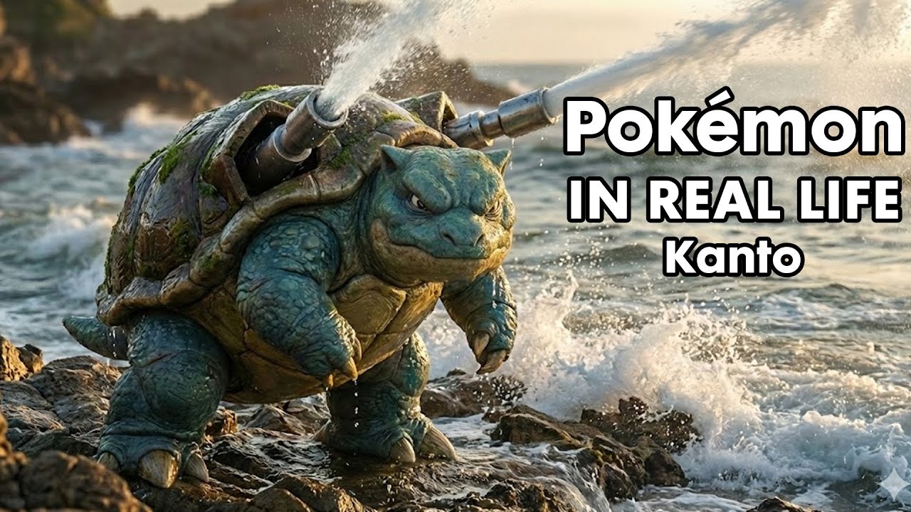 Pokémon in Real Life | 50 First Classic Kanto - Reimagined with AI – Cinematic Visual Experiment