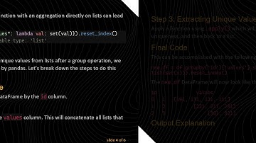 How to Groupby and Aggregate a Pandas DataFrame with Lists as Elements