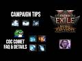 PoE 2 - Info about Campaign levelling + CoC Comet FAQ