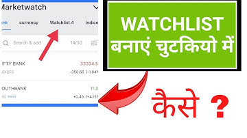 Watchlist in Zerodha - Zerodha में Watchlist कैसे बनाए