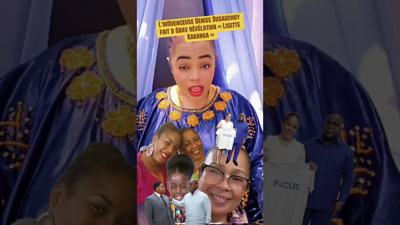 L’influenceuse Denise Dusauchoy frappe encore Lisette Kabanga 