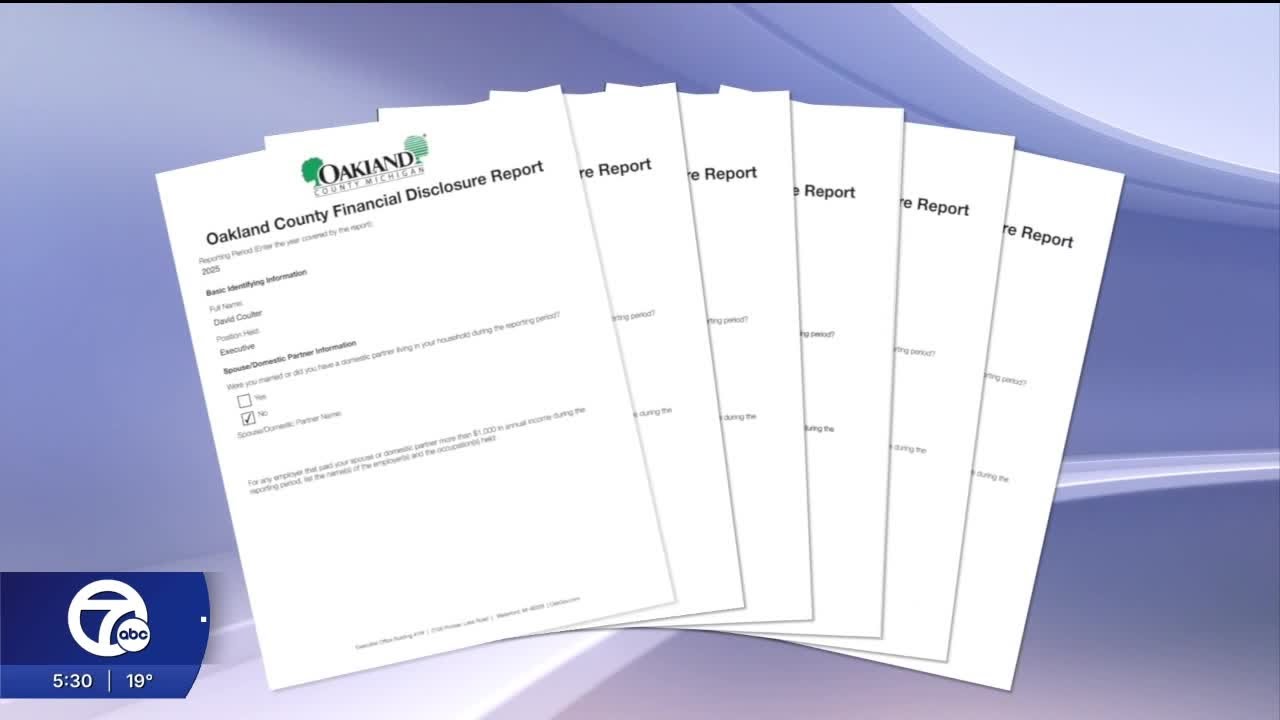 Amid controversy, Oakland County's leadership team posts financial disclosures