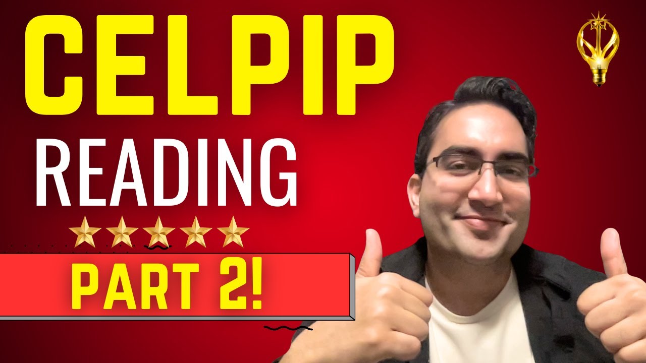 Лучшее видео для чтения CELPIP: часть 2!