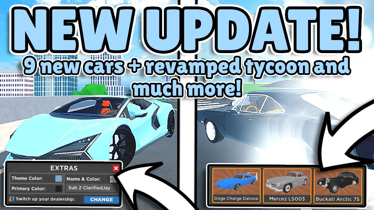 *NEW UPDATE* 9 NEW CARS + REVAMPED TYCOON AND MUCH MORE IN CAR ...