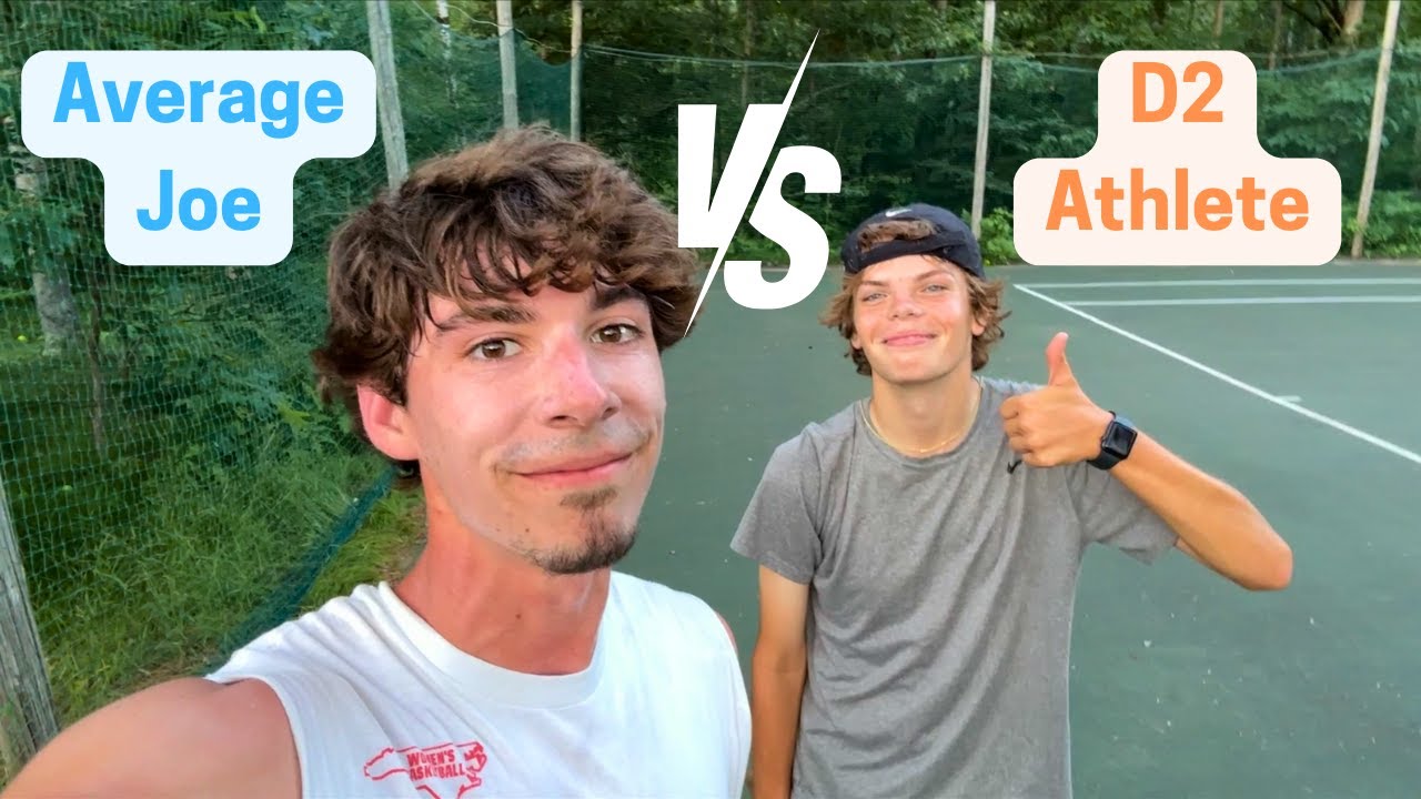Can The Average Joe Beat A D2 Tennis Player?