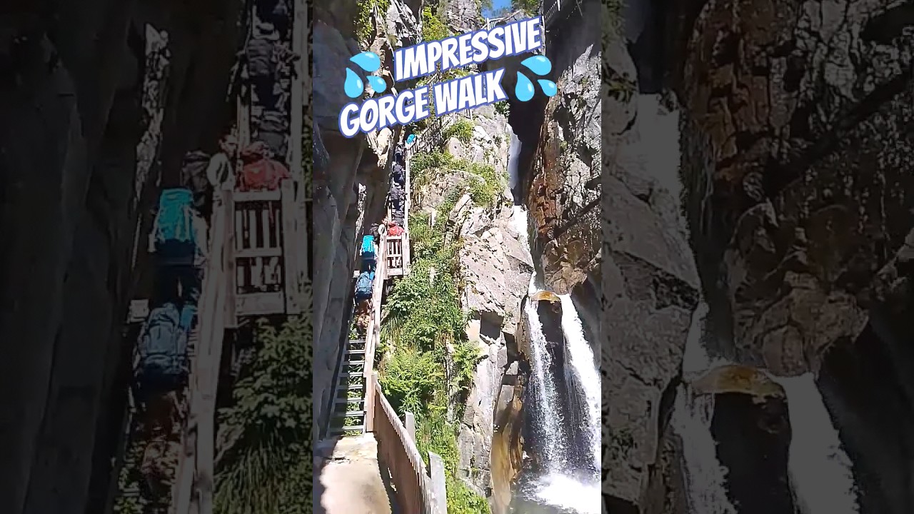 Trekking through the Gorge du Dailley 