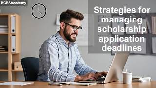 Strategies for managing scholarship application deadlines | Dr Andrew Terhemen Tyowua