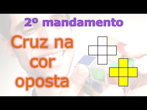 Tip: Use the opposite color to solve the Rubik's Cube cross faster.