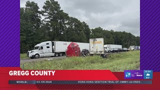 Multi-vehicle crash on I-20 stalling traffic from Longview westbound toward Marshall