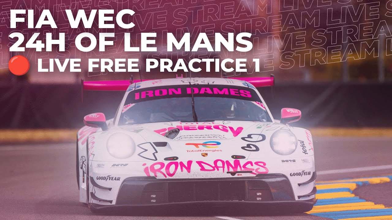 🔴 LIVE FREE PRACTICE 1 onboard from 24 Hours of Le Mans - Iron Dames
