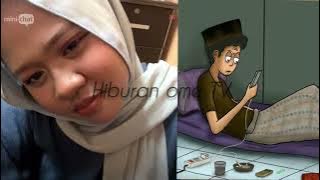 Prank ome TV ular kasur ketemu cewek berhijab ful bar bar Malaysia #ometv 