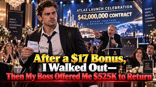 After a $17 Bonus, I Walked Out—Then My Boss Offered Me $525K to Return