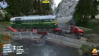 The Hidden Dangers of Logging Routes Will SHOCK You - Spintires Mudrunner MOD MUDRUNNER TOP