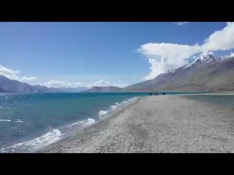 Pangong Tso (lake) ladakh J&K, India. - video from Flycatcher Adventures