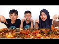 Seafood saus padang  lobster  kerang kerangan  mukbang indonesia