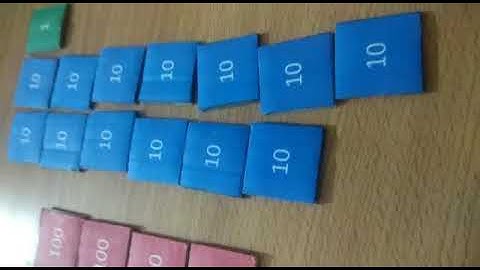 Dynamic Subtraction  with Stamp Game || Montessori Math