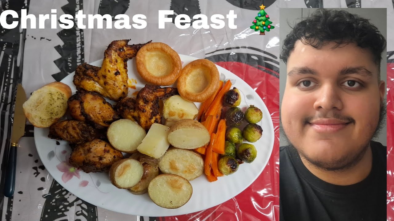 Christmas Dinner UK Mukbang