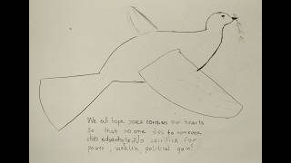 Students are sending their messages as advocates of Peace .