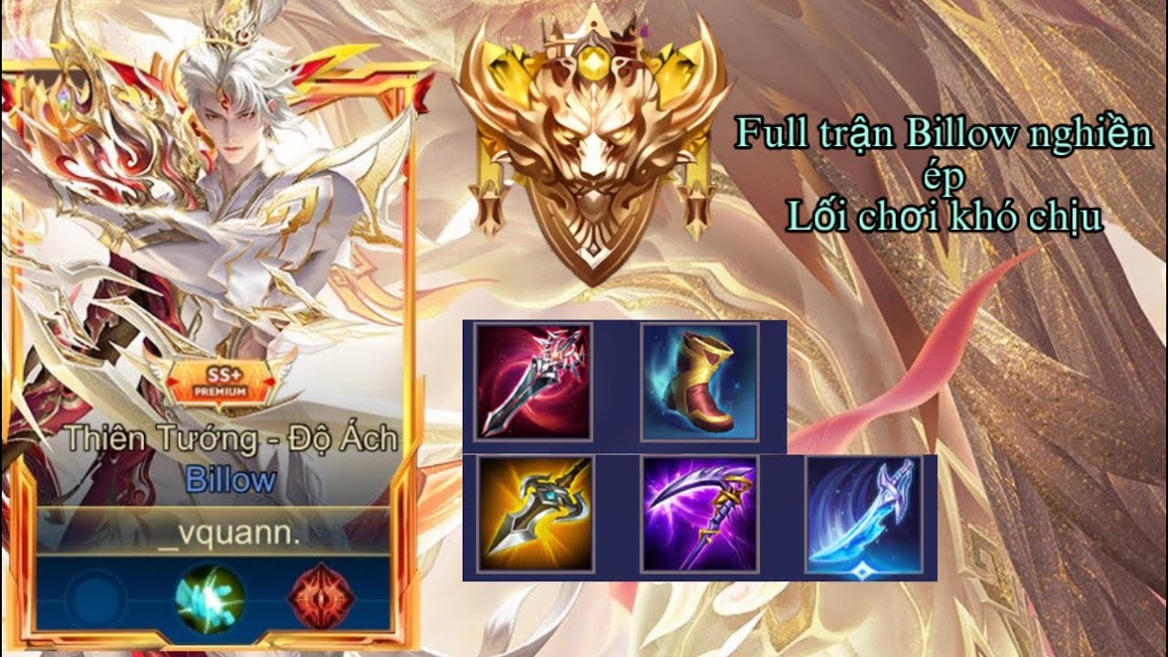 Full trận sử dụng Billow lối chơi đè ép team bạn, lấn lướt khó thở #lienquan #shorts  #gameplay 