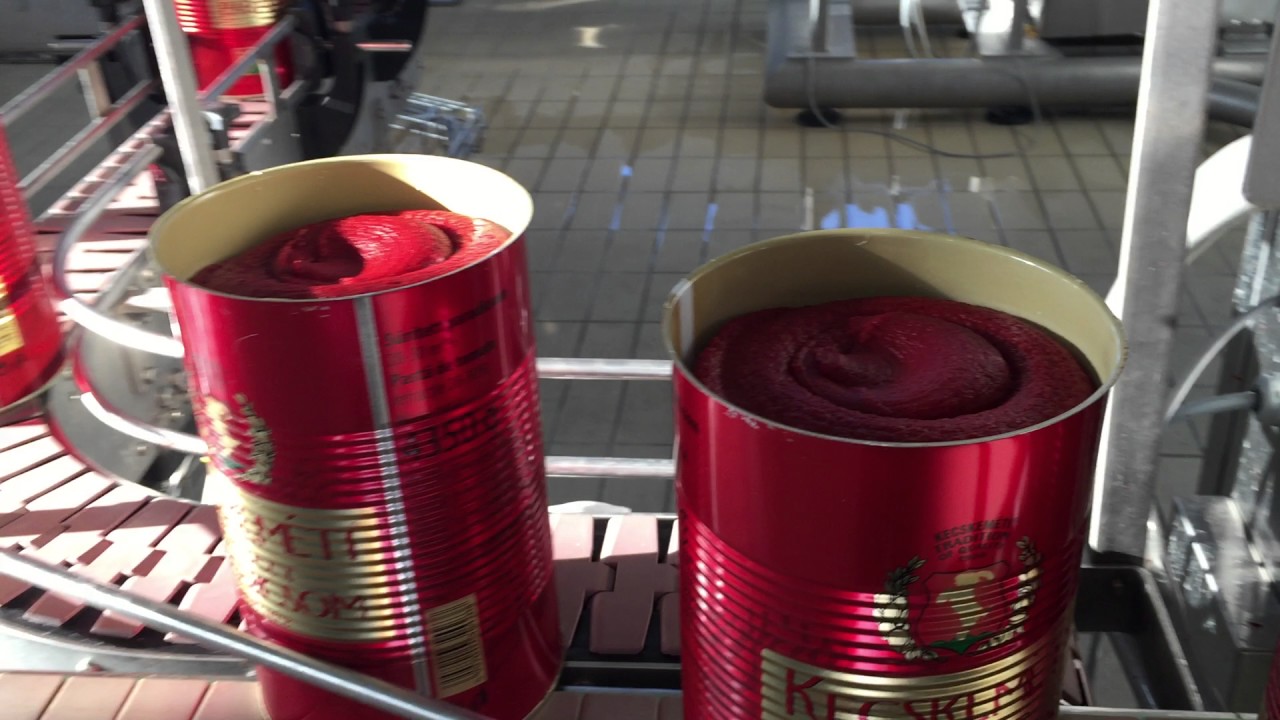 Canned Tomato Paste Filling Machine - Carlo Migliavacca - Parma - Italy